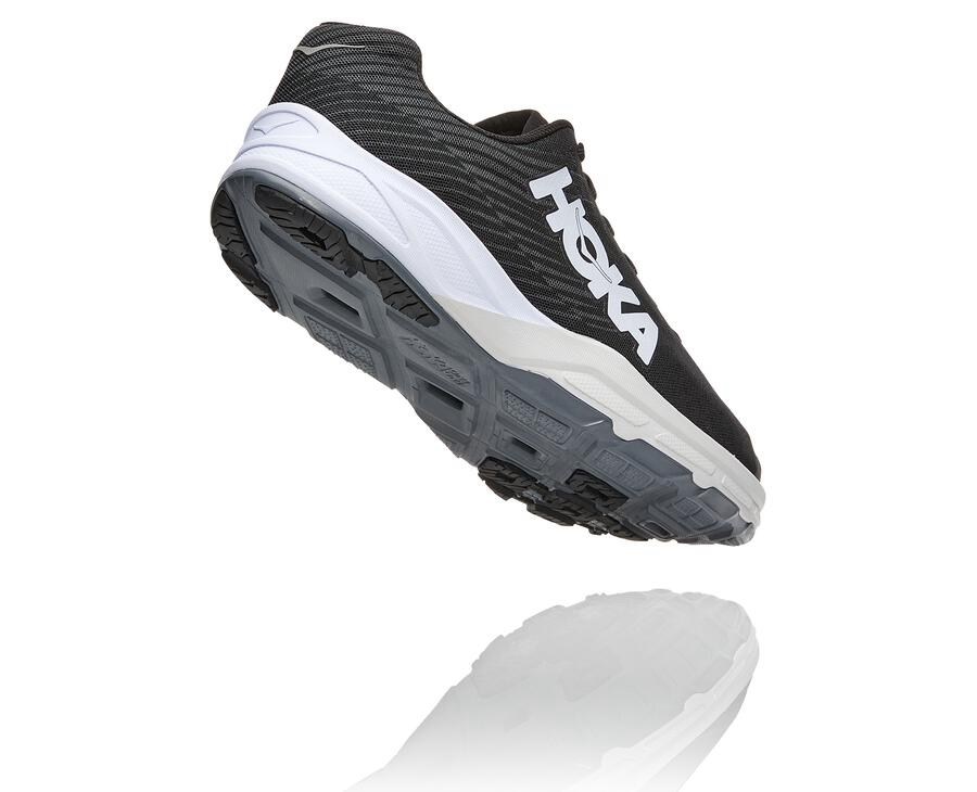 Hoka One One Hardloopschoenen Dames - Evo Carbon Rocket - Zwart/Wit - WM3510827